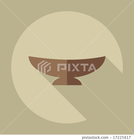 Flat modern design with shadow icons plate - Stock Illustration ...