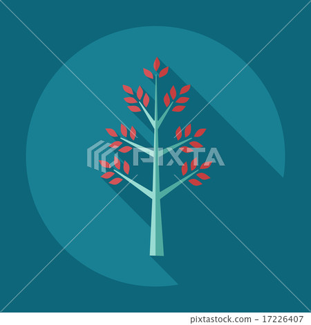 Flat modern design with shadow icons tree-插圖素材 [17226407] - PIXTA圖庫