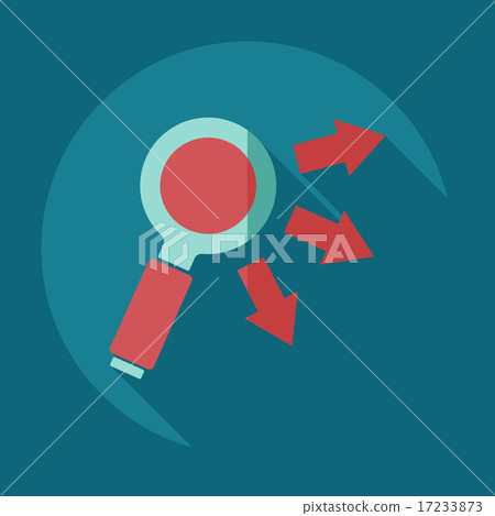 Flat modern design with shadow icons business icon 17233873