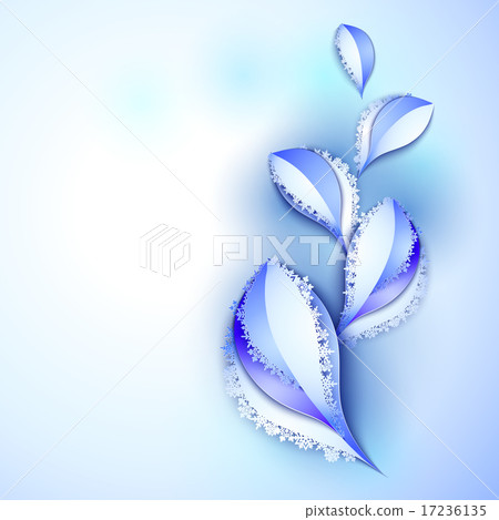 Winter abstract vector background-插圖素材 [17236135] - PIXTA圖庫