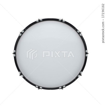 bass drum isolated on white 17236182