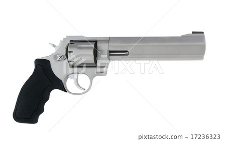 Revolvers on white background Revolvers on white background 17236323