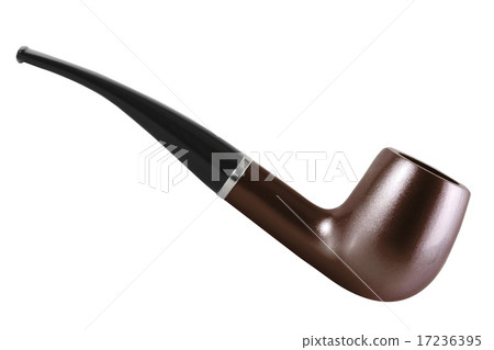 Tobacco pipe isolated on white 17236395