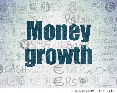 Money concept: Money Growth on Digital Paper background Money concept: Money Growth on Digital Paper background 17240510