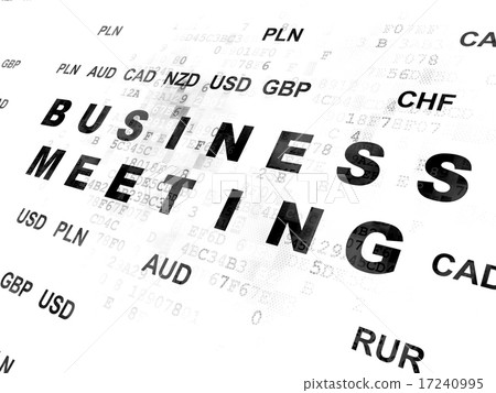 Business concept: Business Meeting on Digital background Business concept: Business Meeting on Digital background 17240995