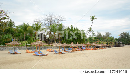 Beautiful beach in Ngapali, Myanmar Beautiful beach in Ngapali, Myanmar 17241626