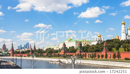 view of Kremlin embankment from Moskva River 17242251