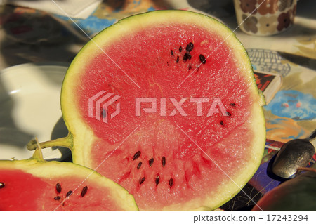 Watermelon cut into the table Watermelon cut into the table 17243294