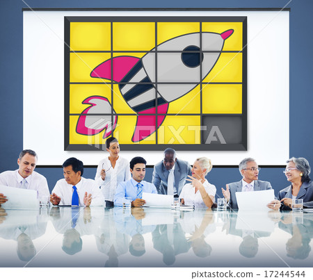 Startup Technology Growth Success Game Puzzle Concept Startup Technology Growth Success Game Puzzle Concept 17244544