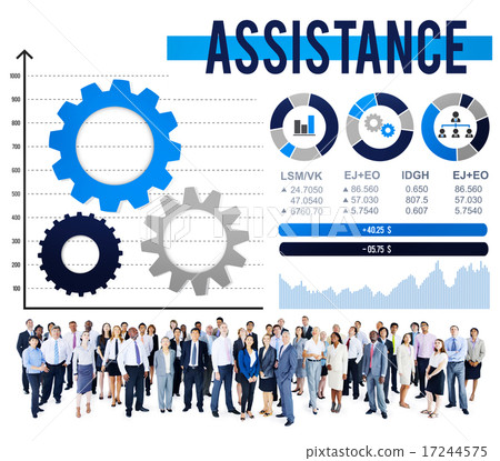 Assistance Assist Support Help Team Corporate Concept Assistance Assist Support Help Team Corporate Concept 17244575