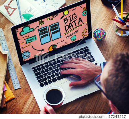 Big Data Storage Online Technology Database Concept 17245217