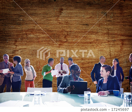 Business People Discussing Work Communication Concept 17245697
