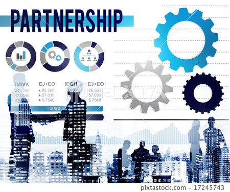 Partnership Collaboration Connection Teamwork Concept 17245743