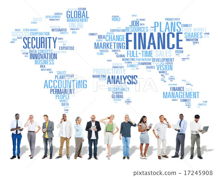 Global Finance Business Financial Marketing Money Concept 17245908