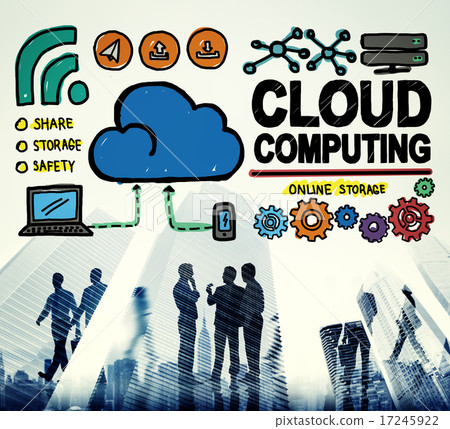 Cloud Computing Connection Network Internet Storage Concept Cloud Computing Connection Network Internet Storage Concept 17245922