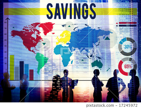 Savings Accounting Banking Economy Financial Concept 17245972