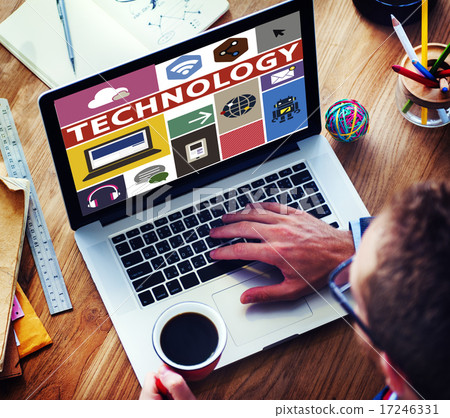 Technology Social Media Networking Online Digital Concept 17246331