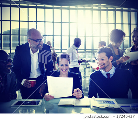 Diversity Business People Discussion Meeting Board Room Concept 17246437