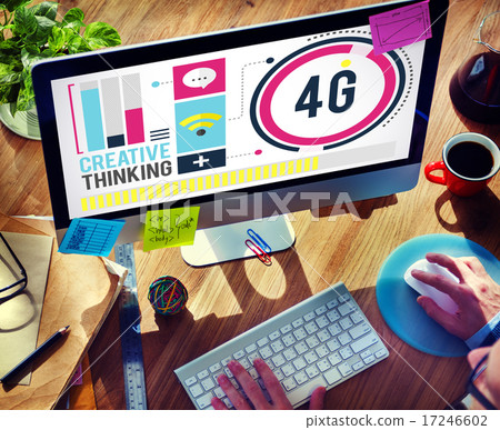 4G Connection Technology Internet Network Concept 4G Connection Technology Internet Network Concept 17246602