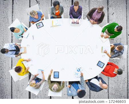 Group of People Business Meeting Brainstorming Concept 17246603
