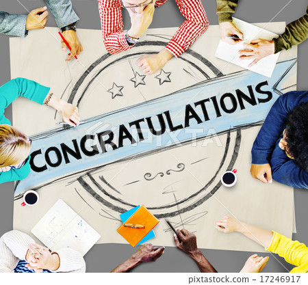 Congratulations Acheivement Celebration Admiration Concept 17246917