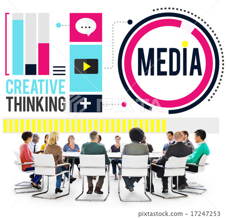 Media Communication Connect Creative Thinking Concept 17247253
