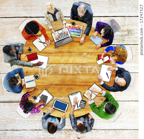Group of People Business Meeting Brainstorming Concept 17247327