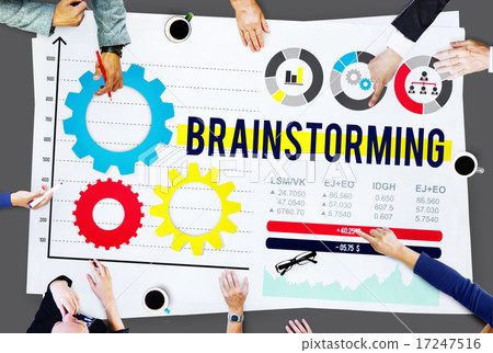 Brainstorming Business Meeting Seminar Conference Concept 17247516