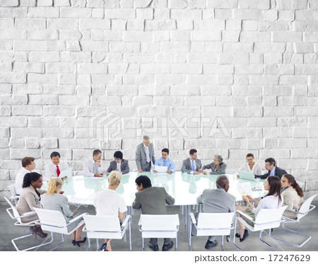Business People Conference Meeting Discussion Concept 17247629
