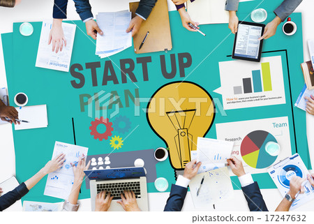 Startup Goals Growth Success Plan Business Concept 17247632