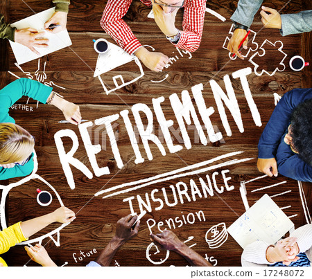 Retirement Insurance Pension Saving Plan Benefits Travel Concept 17248072