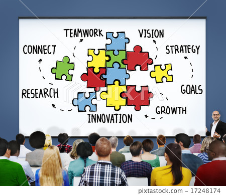 Teamwork Team Collaboration Connection Togetherness Unity Concep 17248174