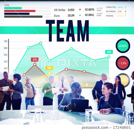 Team Corporate Teamwork Collaboration Assistance Concept 17248601