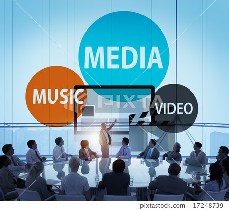 Media Music Video Technology Communication Concept 17248739