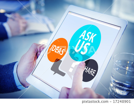 Ask us Customer Service Guidance Ideas Share Concept Ask us Customer Service Guidance Ideas Share Concept 17248901