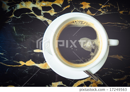 black coffee on black mable 17249563