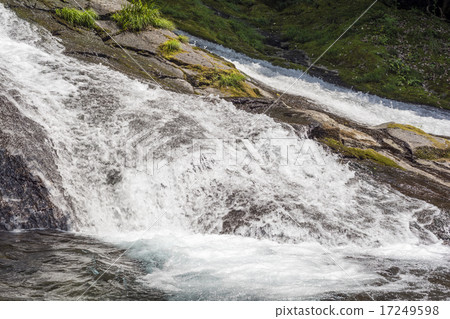 Up of the 430,000 waterfall of the Kikuchi Valley Up of the 430,000 waterfall of the Kikuchi Valley 17249598
