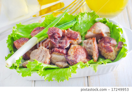 fried meat fried meat 17249953