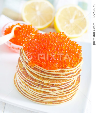 pancakes with caviar pancakes with caviar 17250260