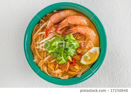  Shrimp Lacca Asia Noodles Curry of Malaysian dish prawns Laksa 17250648