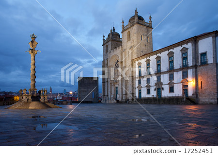 Porto Cathedral and Pillory Column in Portugal Porto Cathedral and Pillory Column in Portugal 17252451