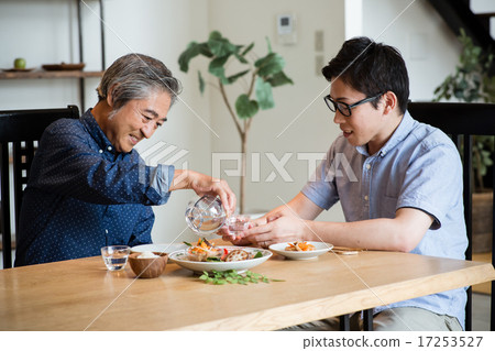 進餐 吃飯 家 17253527