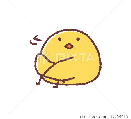 轉動小雞-插圖素材[17254415] - PIXTA圖庫