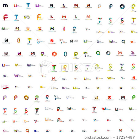 Mega set of letter logos 17254497