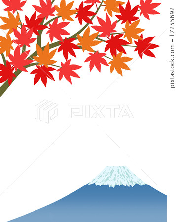 楓樹和富士山 楓樹和富士山 17255692