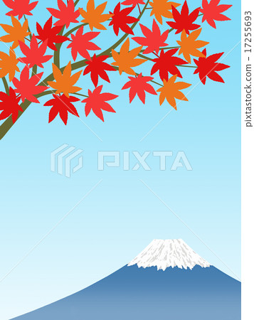 Maples and Mt. Fuji 17255693