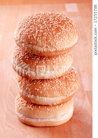 Sesame seed buns 17255786