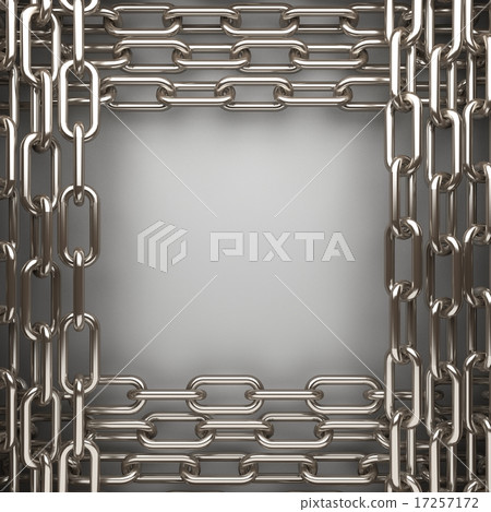 polished metal element on gray background polished metal element on gray background 17257172