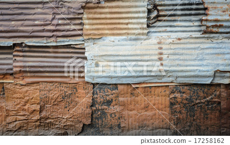 Corrugated wall pattern background Corrugated wall pattern background 17258162