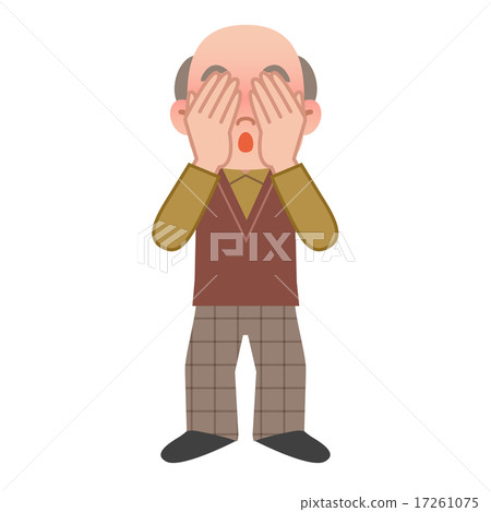 蓋臉的老人 17261075